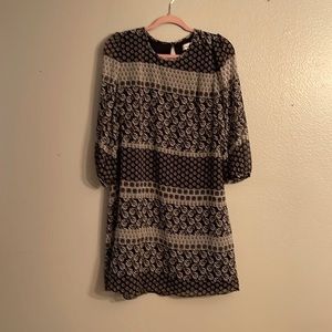 Beautiful black and white dress